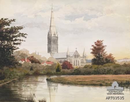 Salisbury Cathedral 1916 WWI
