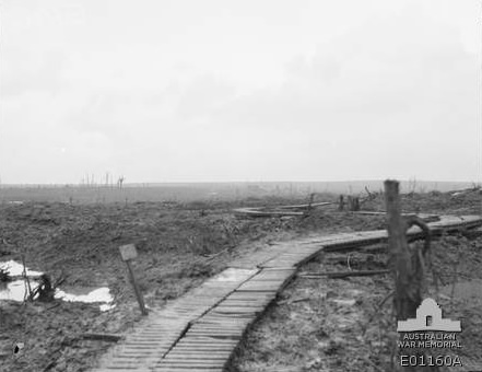 Passchendaele Duckboards 1917 WWI