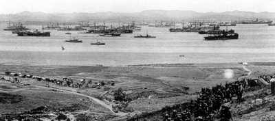 WW1 Troopships Mudros Harbour Lemnos Island