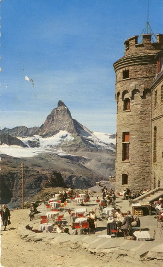 Gornergrat station and the Matterhorn, Zermatt