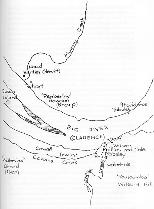 map clarence river