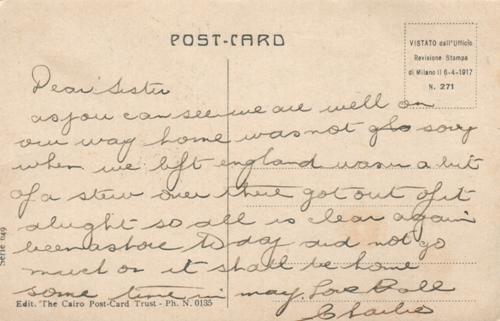 WWI postcard