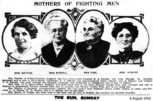 mothers of fighting men The Sun 1916